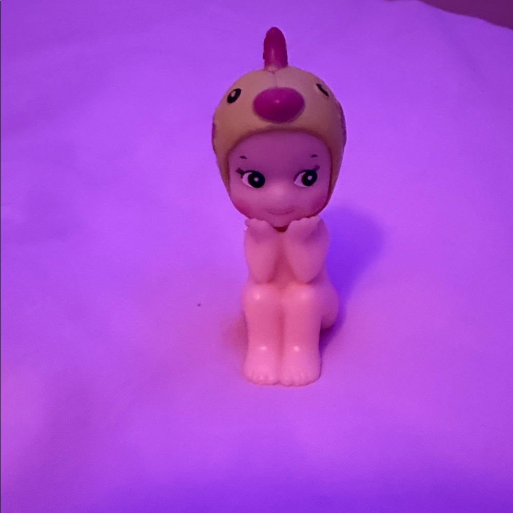 Charming Kids Doll with Yellow and Pink Hat